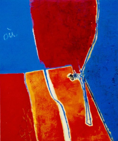 Où, là où - acrylique sur bois - 61x73cm - 2003-2004 | Sylvie Malfait Carakehian