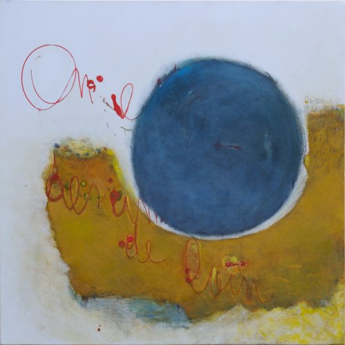 Lointain royaume - acrylique sur toile - 80x80cm - 2010-2011 | Sylvie Malfait Carakehian