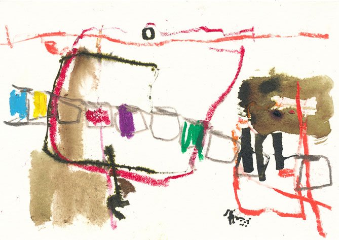 Dessin de nuit | Sylvie Malfait Carakehian